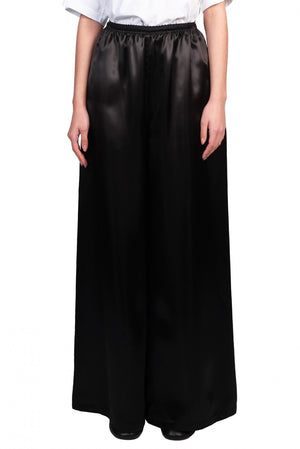 MM6 Black Wide Trousers