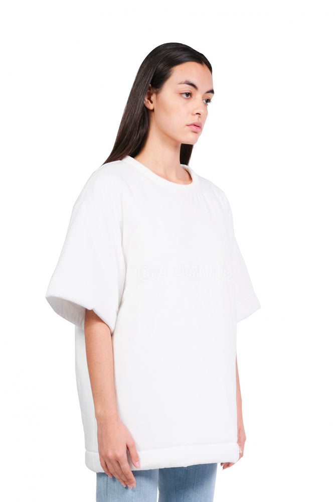 MM6 Maison Margiela White Padded T-shirt