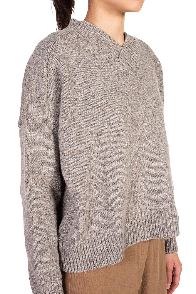 Monica Cordera Grey Soft Wool Sweater