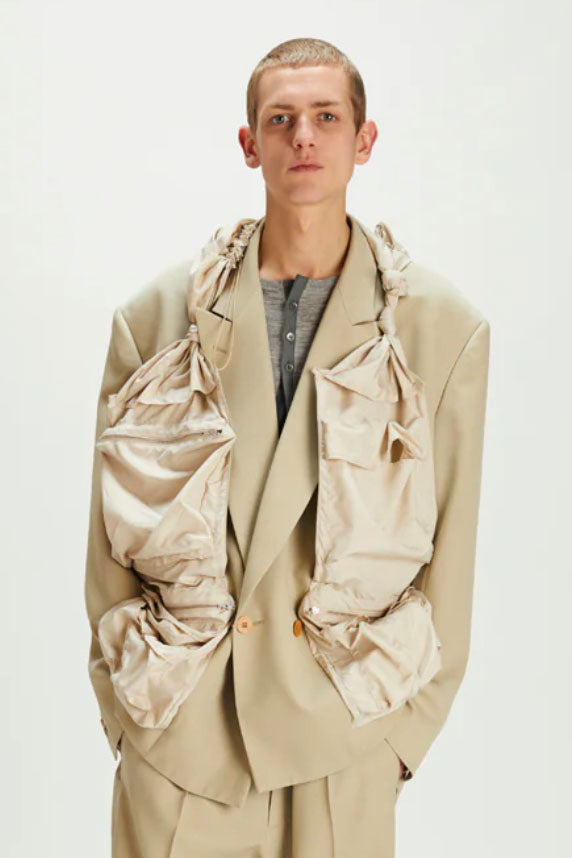 Nomad Doppiopetto Ballerina Beige Blazer