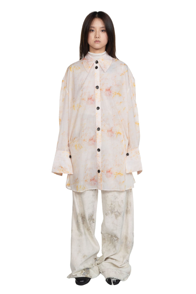 Peng Tai Cotton Chemise Oversize Vanilla Cream