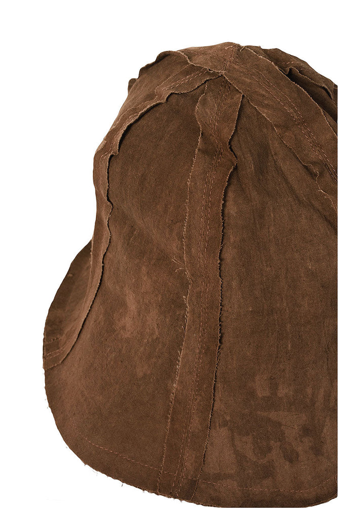 Kar Persimmon Dyed Cotton Hat