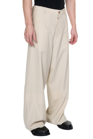 Pulcinella Trousers Dirty White
