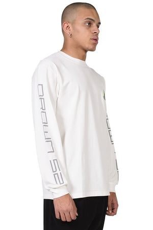 Sankuanz White Reflective Long Sleeve T-Shirt