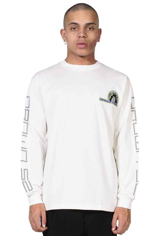 Sankuanz White Reflective Long Sleeve T-Shirt