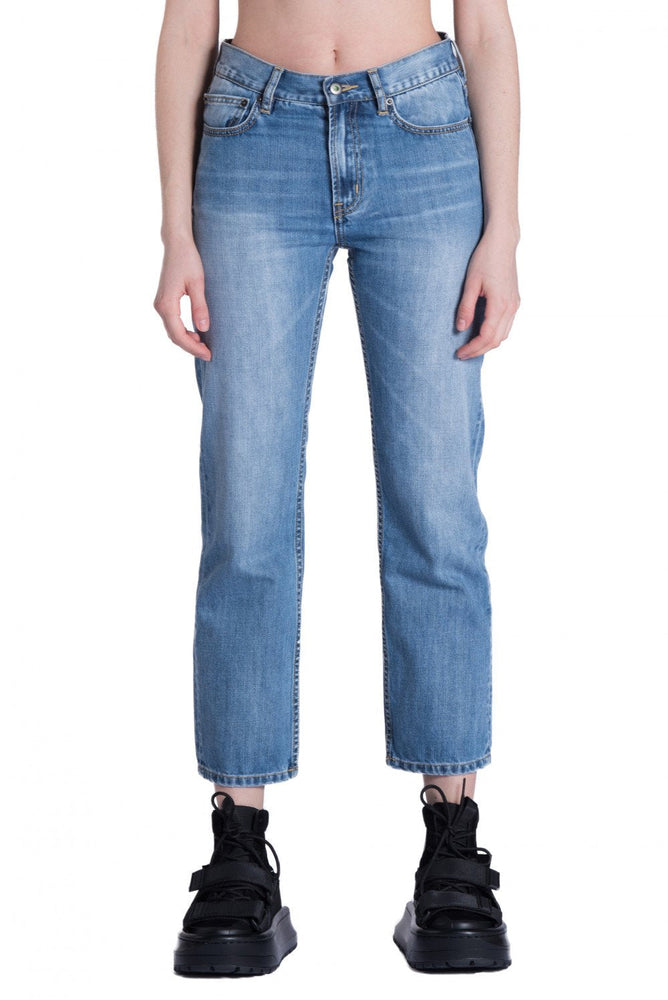Sankuanz Blue Straight Denim Pants
