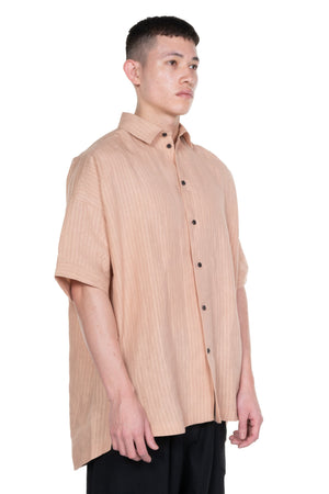 Short Sleeve Linen Shirt Ume