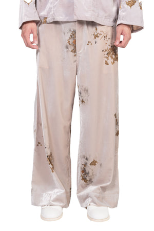 Velvet Chinese Medicine Print Pyjama Pants
