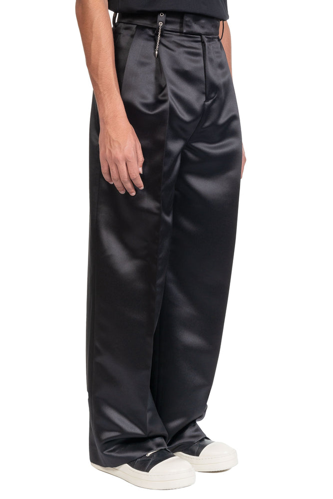 We11done Black Oversized Wide Pants