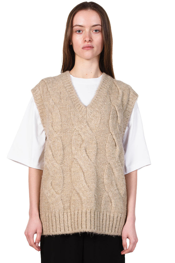We11done Cable Knit Vest