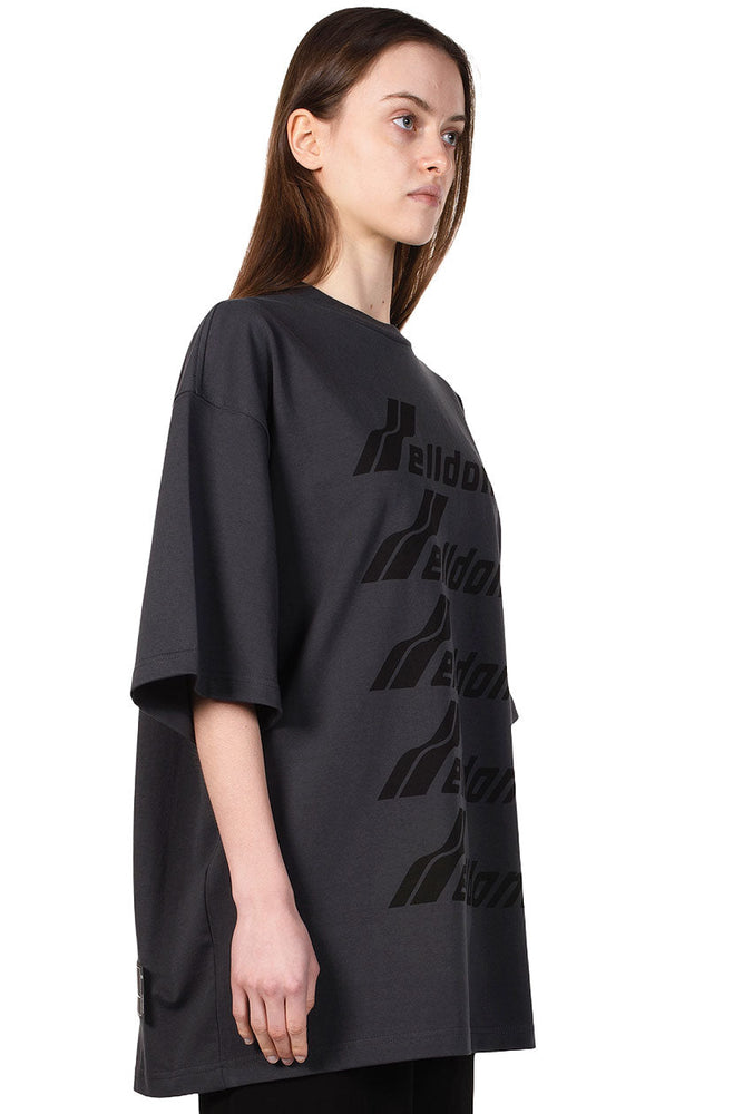 We11done Charcoal Logo T-shirt