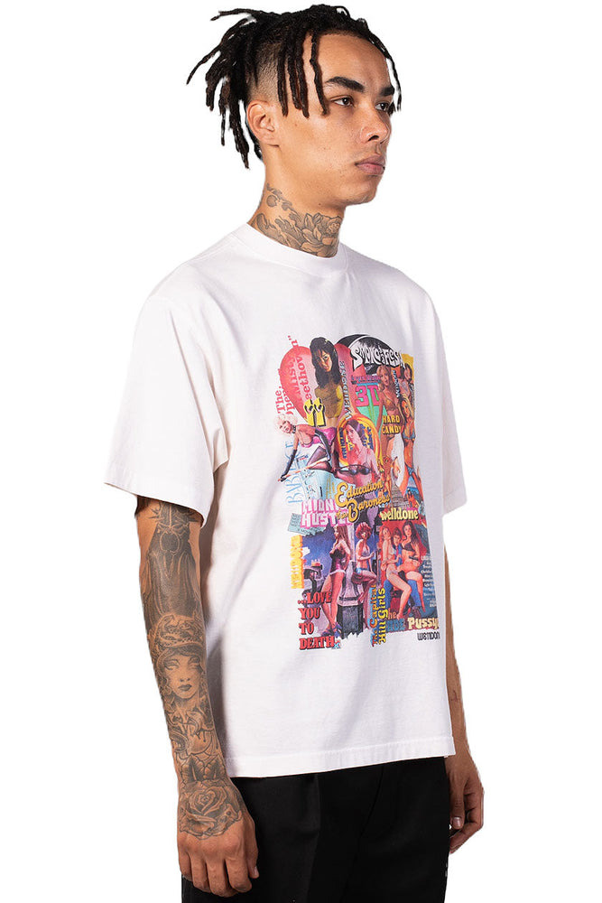 We11done White New Movie Collage T-shirt