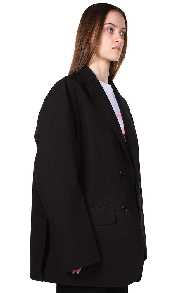 We11done Logo Oversized Blazer