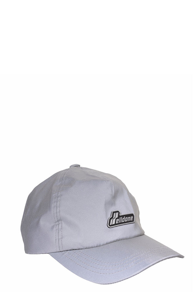 We11done Silver Reflective WELLDONE Wapen Logo Cap