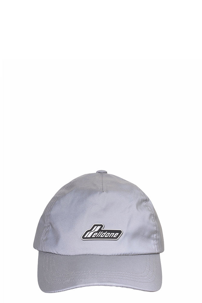 We11done Silver Reflective WELLDONE Wapen Logo Cap
