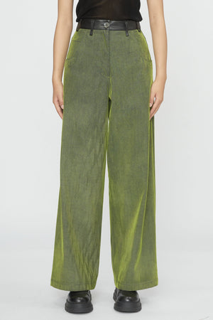 Song for the Mute Wide Leg Pants Lime