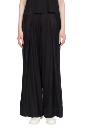 Ziggy Chen Front Pleat Wide Leg Trousers